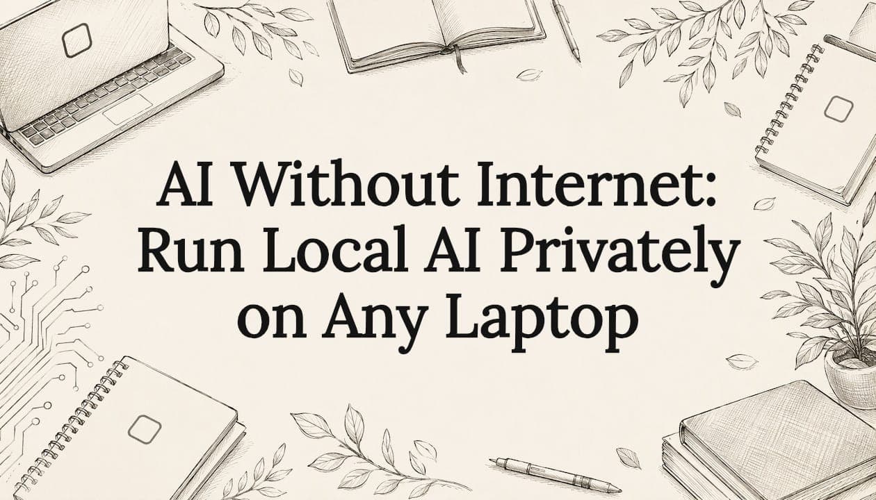 AI Without Internet: Run Local AI Privately on Any Laptop
