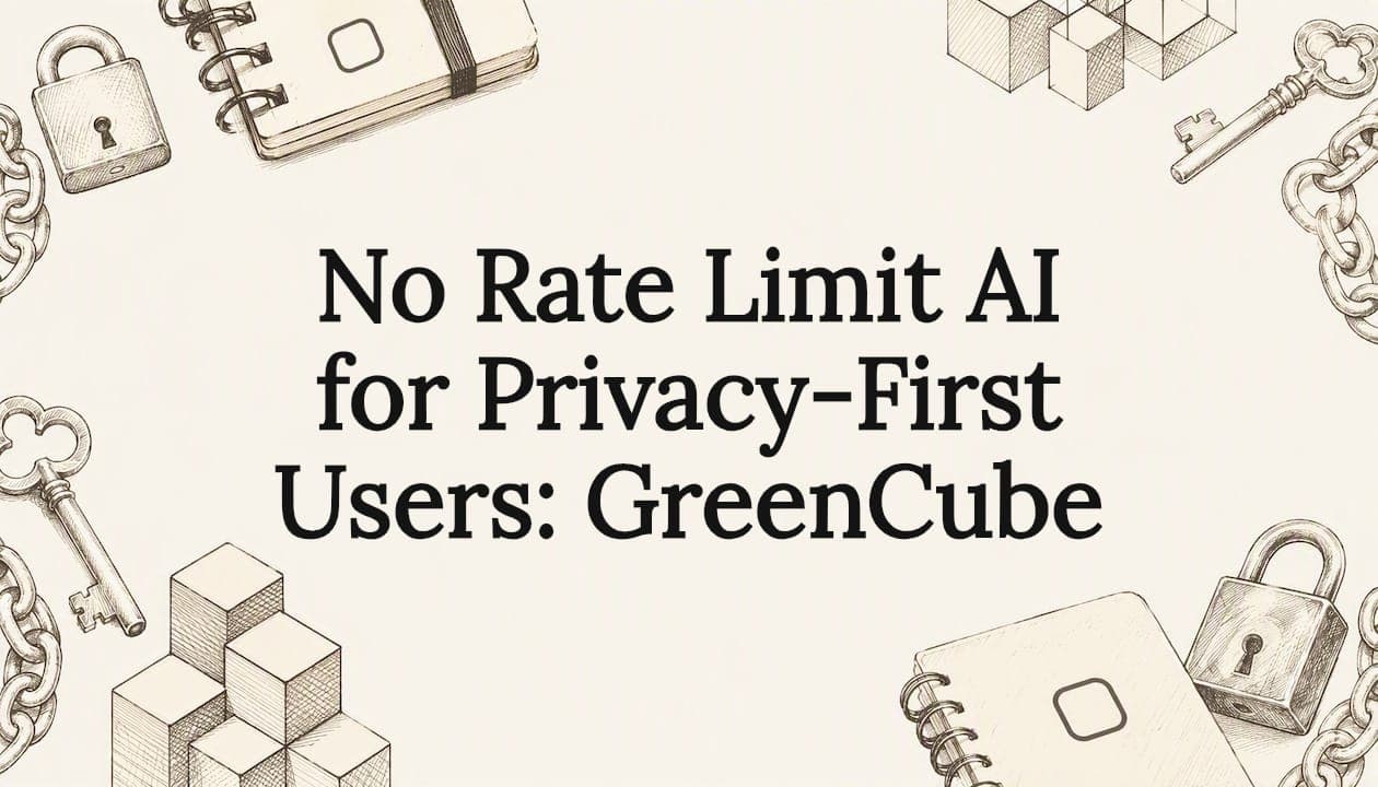 No Rate Limit AI for Privacy-First Users: GreenCube