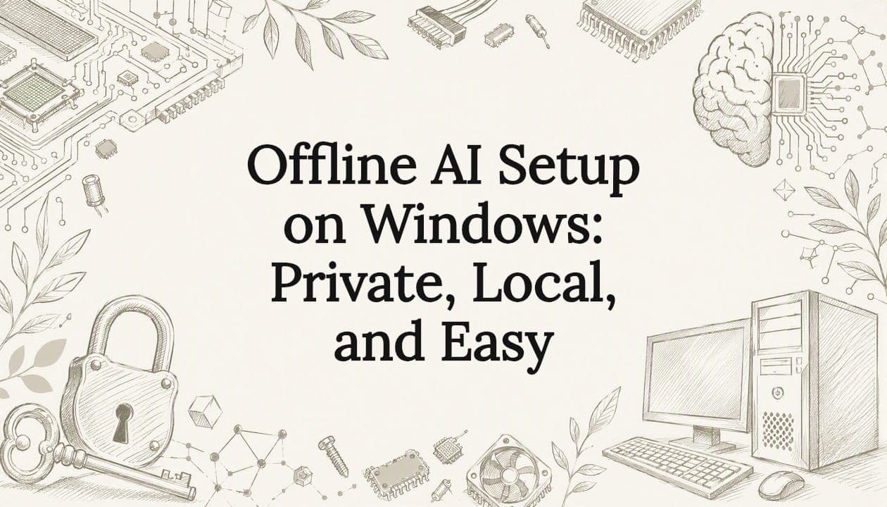 Offline AI Setup on Windows: Private, Local, and Easy