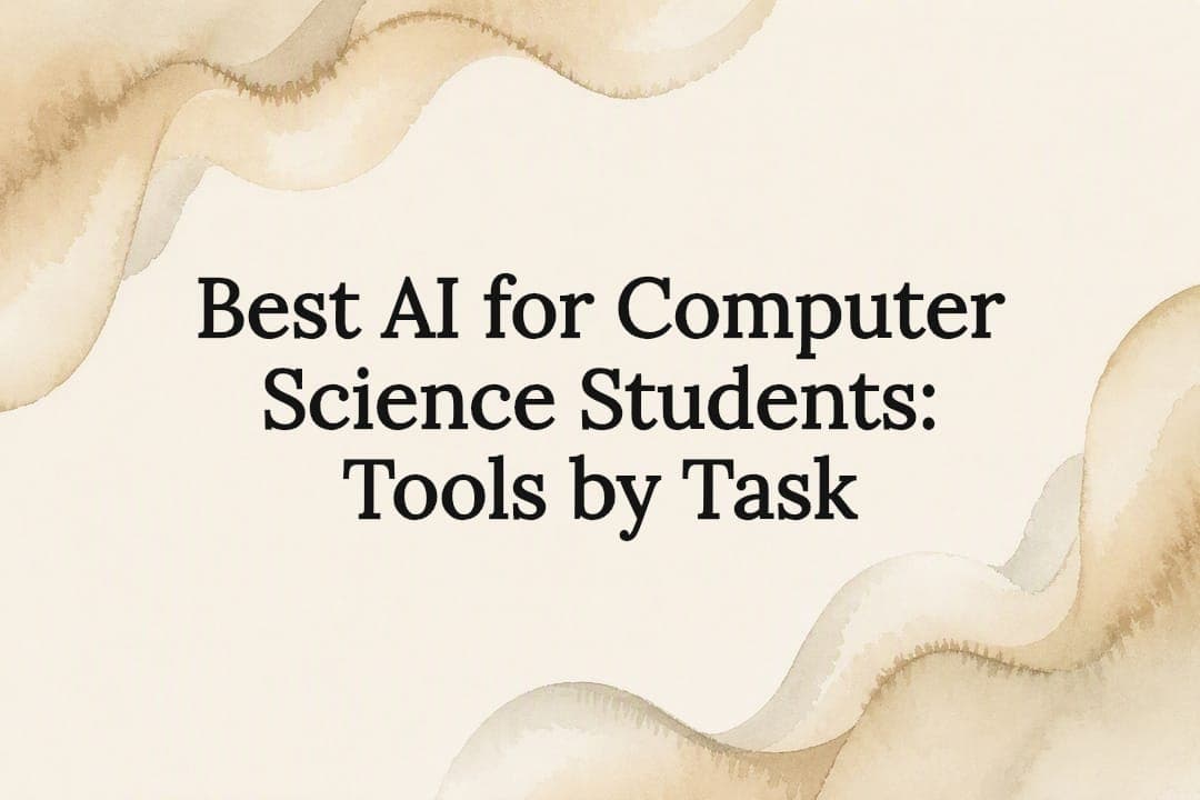 Best AI for Computer Science Students: Tools by Task