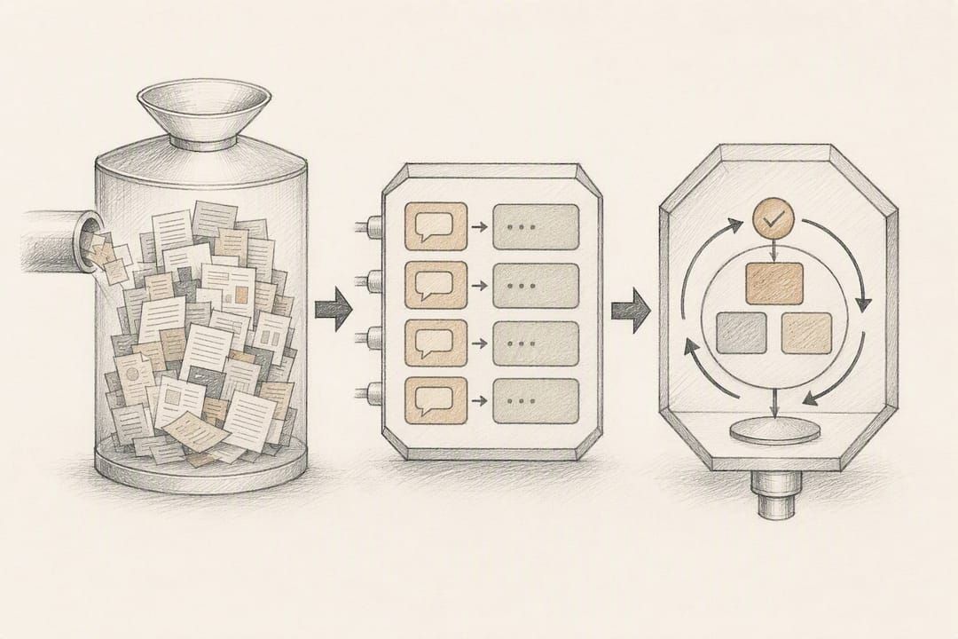 Illustration of three LLM training stages
