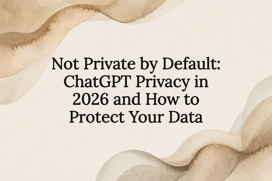 Decorative privacy article title card