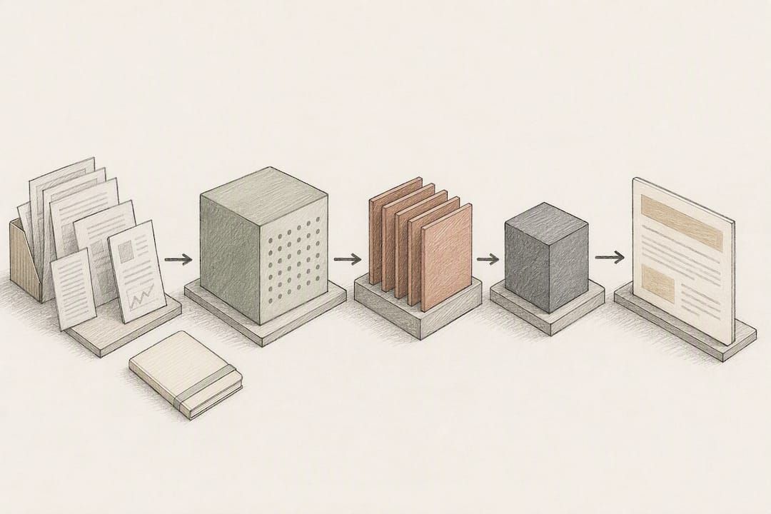 Local retrieval and document summary workflow